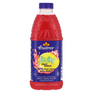 Fruitree Fruity Fruit Punch Concentrated Squash 1.25L