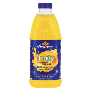 Fruitree Fruity Mango Orange Flavoured Concentrated Squash 1.25L