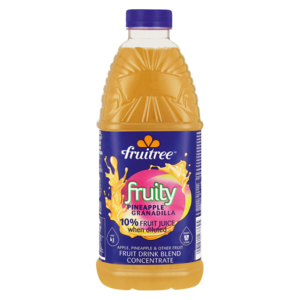 Fruitree Fruity Pineapple Granadilla Concentrated Squash 1.25L