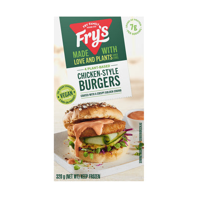 Fry's Chicken-Style Vegetarian Burgers 320g