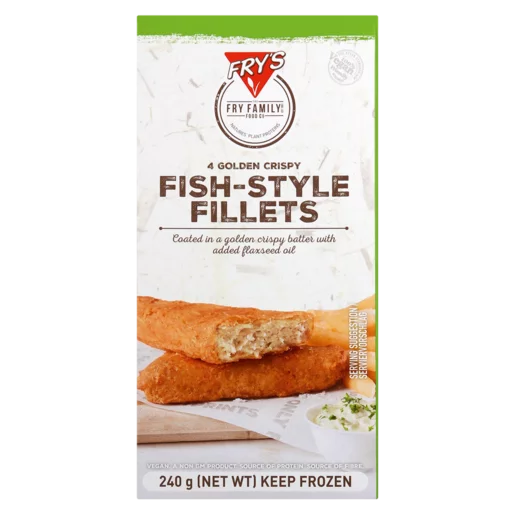 Fry's Golden Crispy Fish-Style Fillets 240g