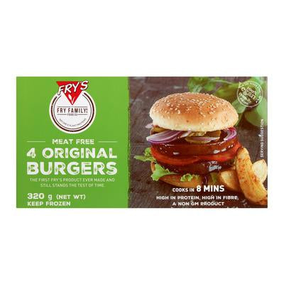 Fry's Original-Style Vegetarian Burgers 320g