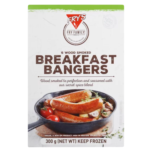 Fry's Plant-Based Breakfast Bangers 300g