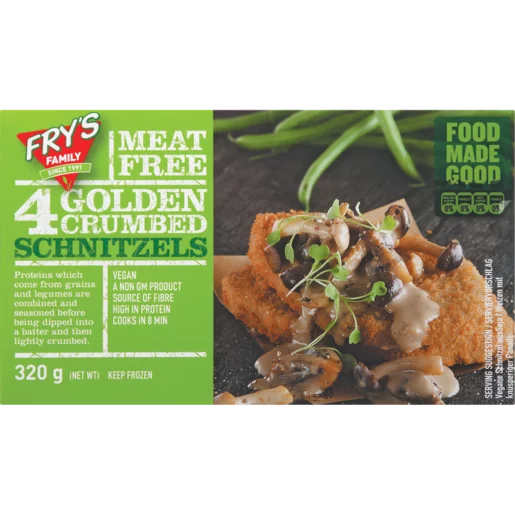 Fry's Plant-Based Golden Crumbed Schnitzels 320g