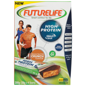 Futurelife High Protein Peanut Butter Crunch Flavoured Smart Bar 4 x 50g