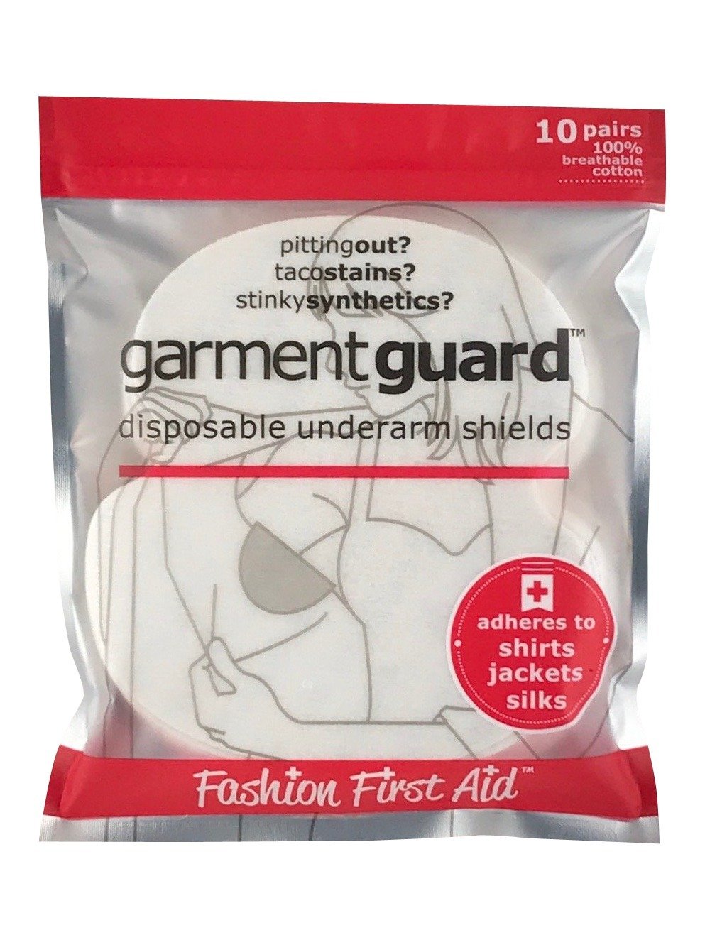 Garment Guard: the original cotton disposable adhesive underarm