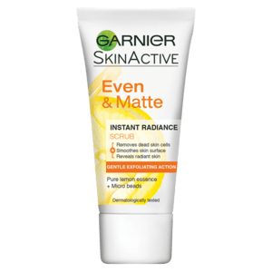 Garnier Even & Matte Face Scrub 100ml - myhoodmarket