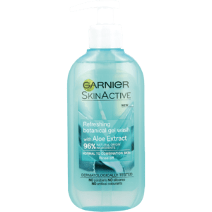 Garnier Skin Active With Aloe Extract Refreshing Botanical Gel Wash 200ml - myhoodmarket