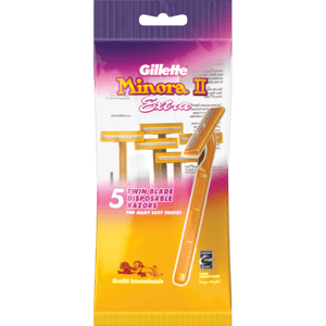 Gillette Disposable Minora II Razors 5 Pack - myhoodmarket