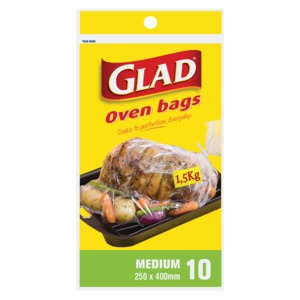 Glad Medium Oven Bags 10 Pack