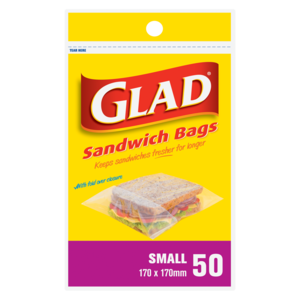 Glad Small Sandwich Bags 50 Pack