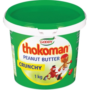 Thokoman Crunchy Peanut Butter 1kg
