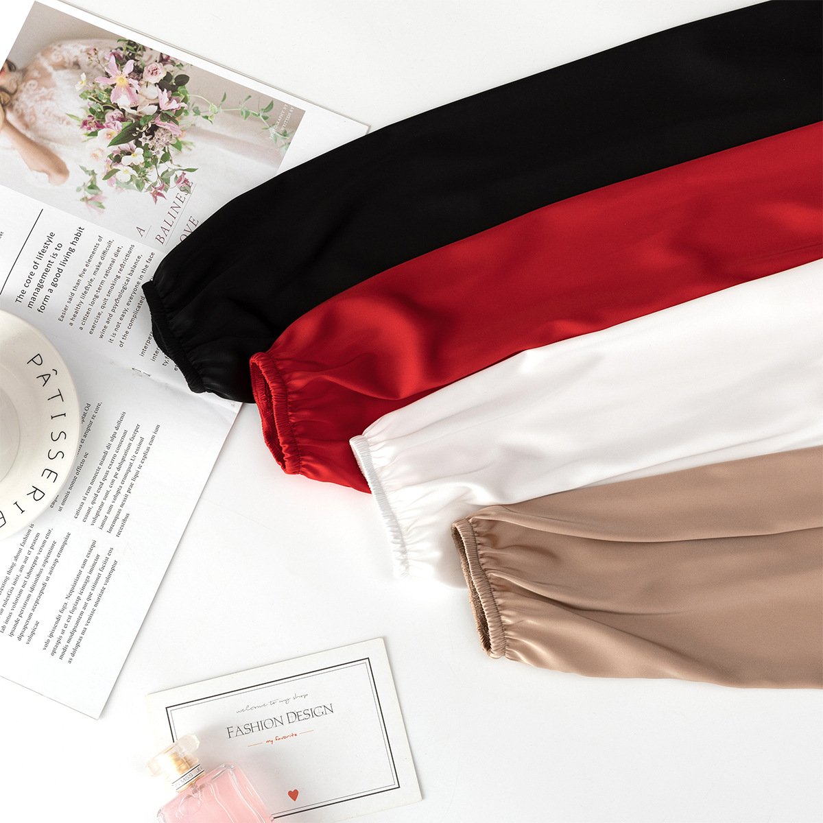 Soft Satin Backless Bow Tie T-shirt Crop Top