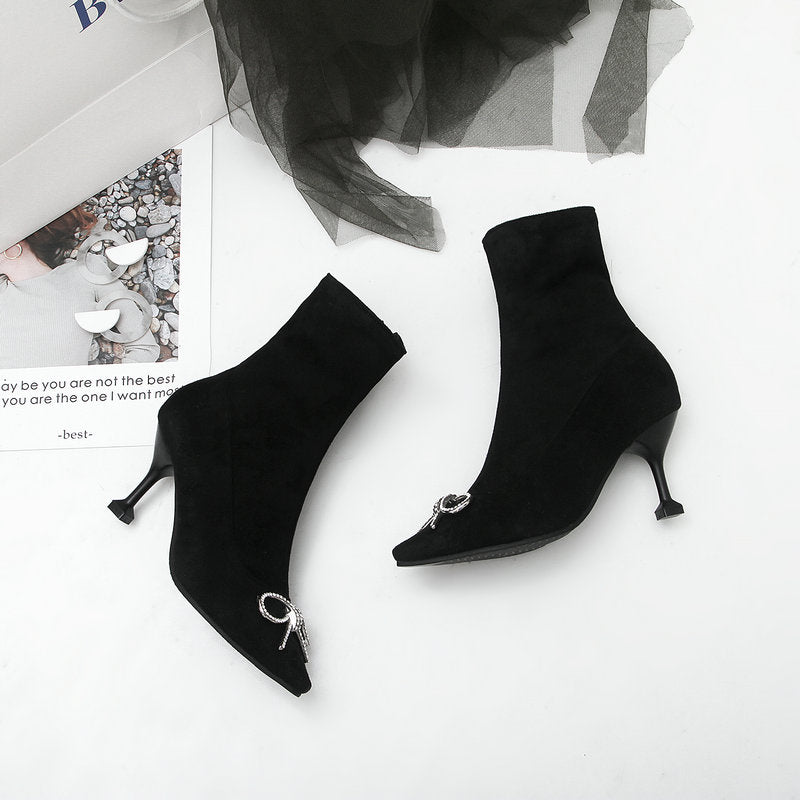 Stretch Thigh High Boots 
Women Autumn Spring Sexy Over 
The Knee