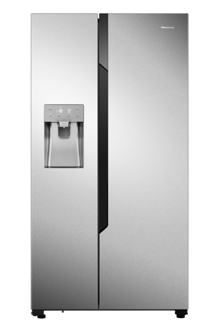 HISENSE 535L INOX FINISH SIDE BY SIDE FRIDGE H700SI-IDL