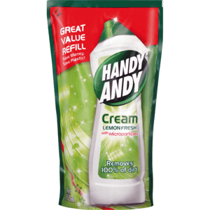 Handy Andy Lemon All Purpose Cleaner Refill Sachet 750ml - myhoodmarket