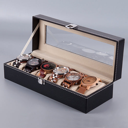 High Quality Watch Box Leatherette Display Case