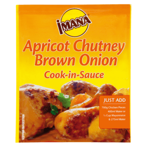 Imana Apricot Chutney Brown Onion Cook-In-Sauce 48g - myhoodmarket