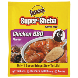 Imana Super-Sheba Chicken BBQ Flavoured Stew Mix 55g - myhoodmarket