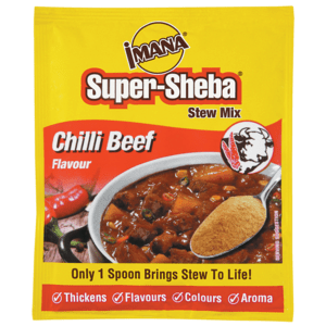 Imana Super-Sheba Chilli Beef Flavoured Stew Mix 55g - myhoodmarket