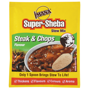 Imana Super-Sheba Steak & Chops Flavoured Stew Mix 55g - myhoodmarket