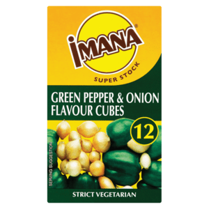 Imana Super Stock Green Pepper & Onion Flavoured Cubes 12 Pack - myhoodmarket