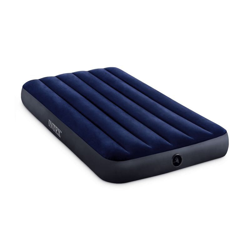 Intex Twin Classic Downy Dura-Beam Airbed -  blue - myhoodmarket