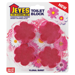 Jeyes Floral Burst Toilet Block 4 x 45g