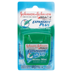 Johnson & Johnson Mint Flavoured Dental Floss 50m - myhoodmarket