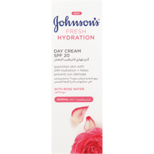 Johnson's Fresh Hydration Day Cream SPF 20 With Rose Water 50ml - myhoodmarket