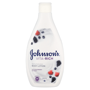 Johnson's Vita-Rich Raspberry Body Lotion 400ml - myhoodmarket