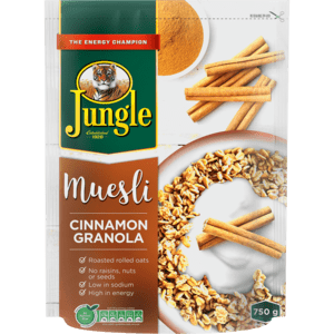 Jungle Cinnamon Granola Muesli Cereal 750g - myhoodmarket