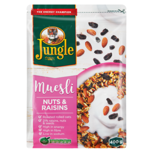 Jungle Nuts & Raisins Muesli 400g