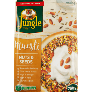 Jungle Nuts & Seeds Muesli Cereal 750g - myhoodmarket