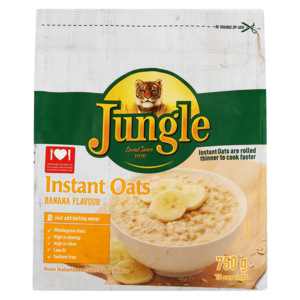 Jungle Oats Instant Banana Flavoured Porridge 750g