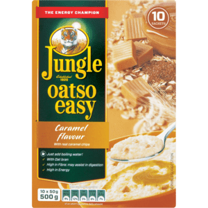 Jungle Oatso Easy Caramel Flavoured Instant Oats 500g - myhoodmarket