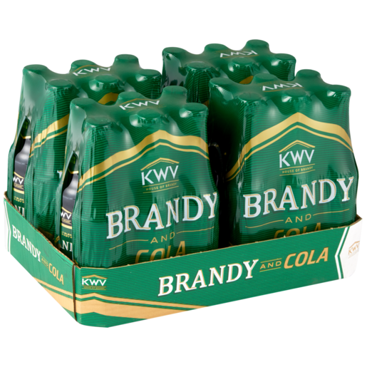 KWV Brandy & Cola Cooler Bottles 24 x 275ml