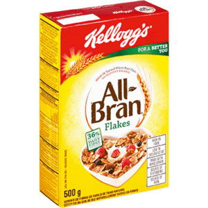 Kellogg's All Bran Flakes Cereal 500g - myhoodmarket