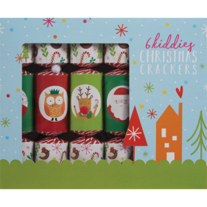 Kiddies Christmas Crackers 6 Pack