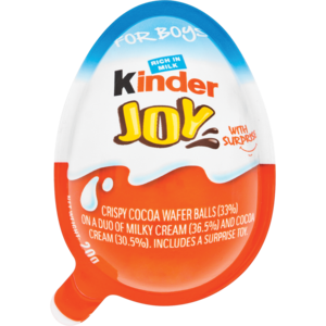 Kinder Joy Egg Chocolate For Boys 20g