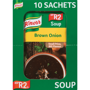 Knorr Brown Onion Soup Packets 10 x 50g - myhoodmarket