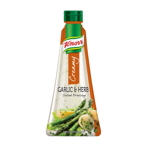 Knorr Creamy Garlic & Herb Salad Dressing 340ml