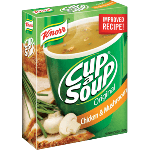 Knorr Cup-A-Soup Original Chicken & Mushroom 4 Pack - myhoodmarket