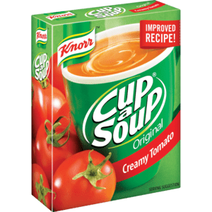 Knorr Cup-A-Soup Original Creamy Tomato 4 Pack - myhoodmarket