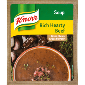 Knorr Richg Hearty Beef Soup Packet 50g - myhoodmarket