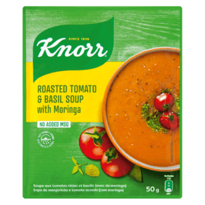 Knorr Roasted Tomato & Basil Instant Soup With Moringa 50g - myhoodmarket