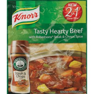 Knorr Tasty Hearty Beef Soup Packet 50g - myhoodmarket