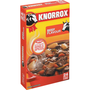 Knorrox Beef Flavour Stock Cubes 24 Pack - myhoodmarket