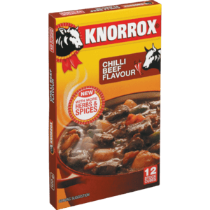 Knorrox Chilli Beef Flavour Stock Cubes 12 Pack - myhoodmarket