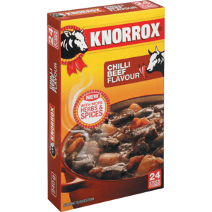 Knorrox Chilli Beef Flavour Stock Cubes 24 Pack